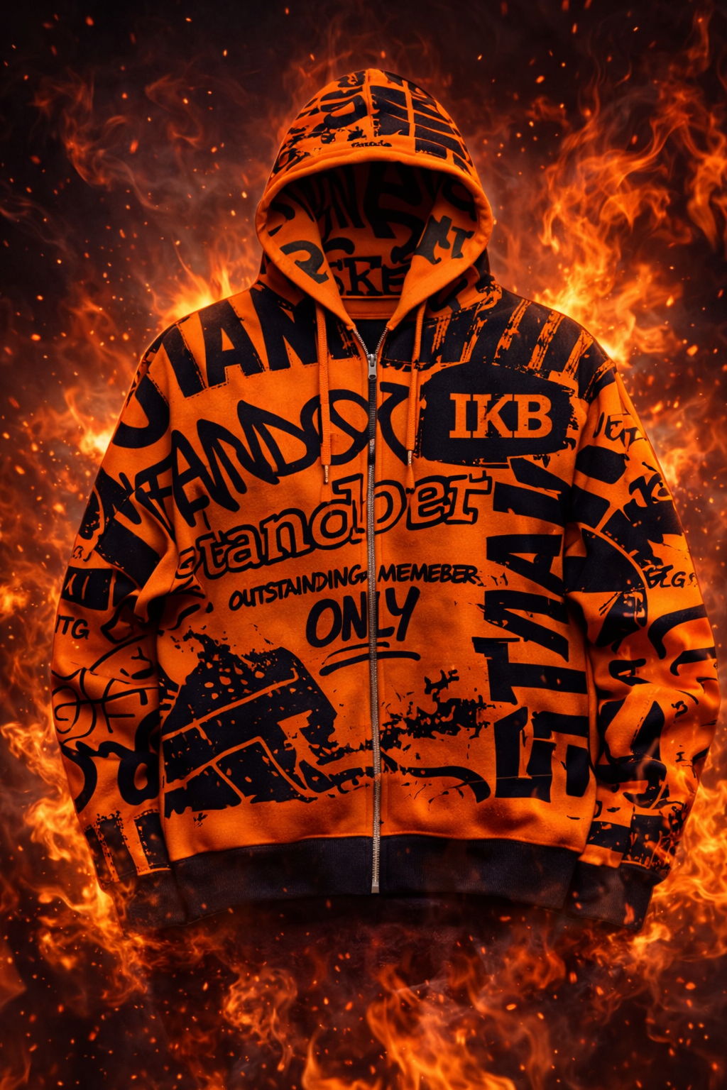 SIGNATURE IKB “OVERCOME” HOODIE